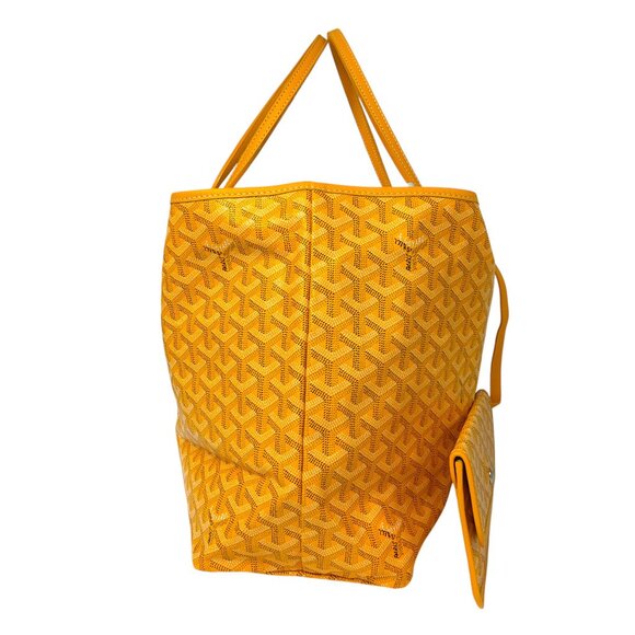 Goyard Yellow Goyardine Canvas Saint Louis PM Tote Handbag - Picture 2 of 16